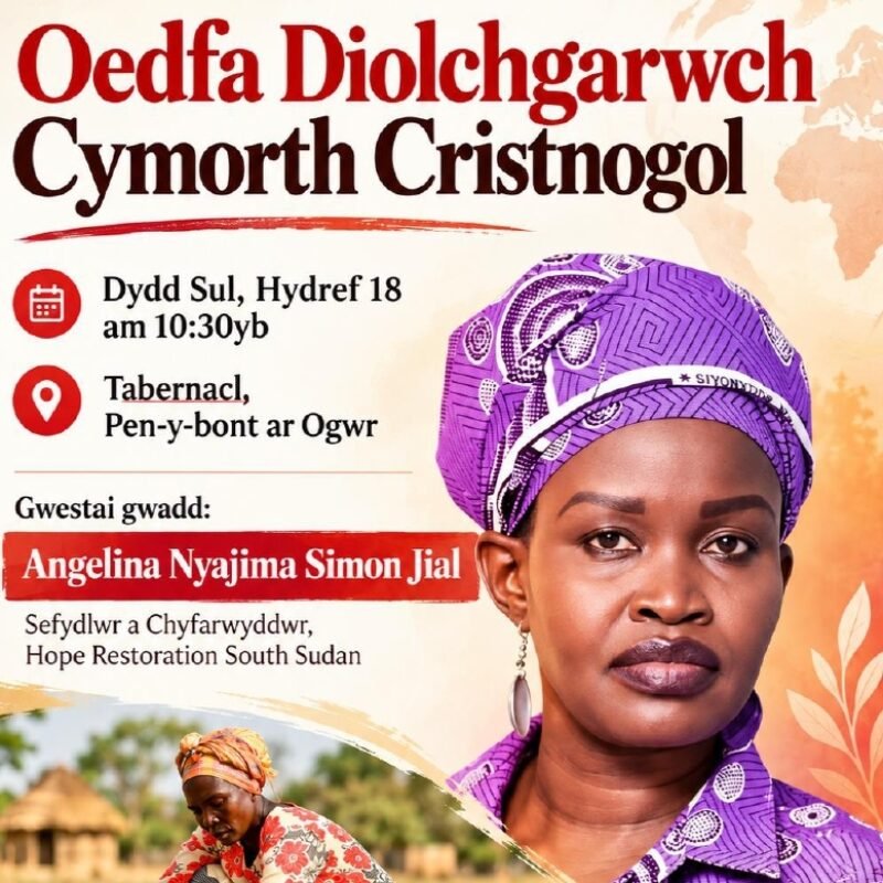 Oedfa ddiolchgarwch / Thanksgiving Service
